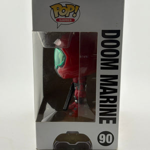 Funko POP! Games DOOM #90 Doom Marine (Red) Vinyl Figure FRENLY BRICKS - Open 7 Days