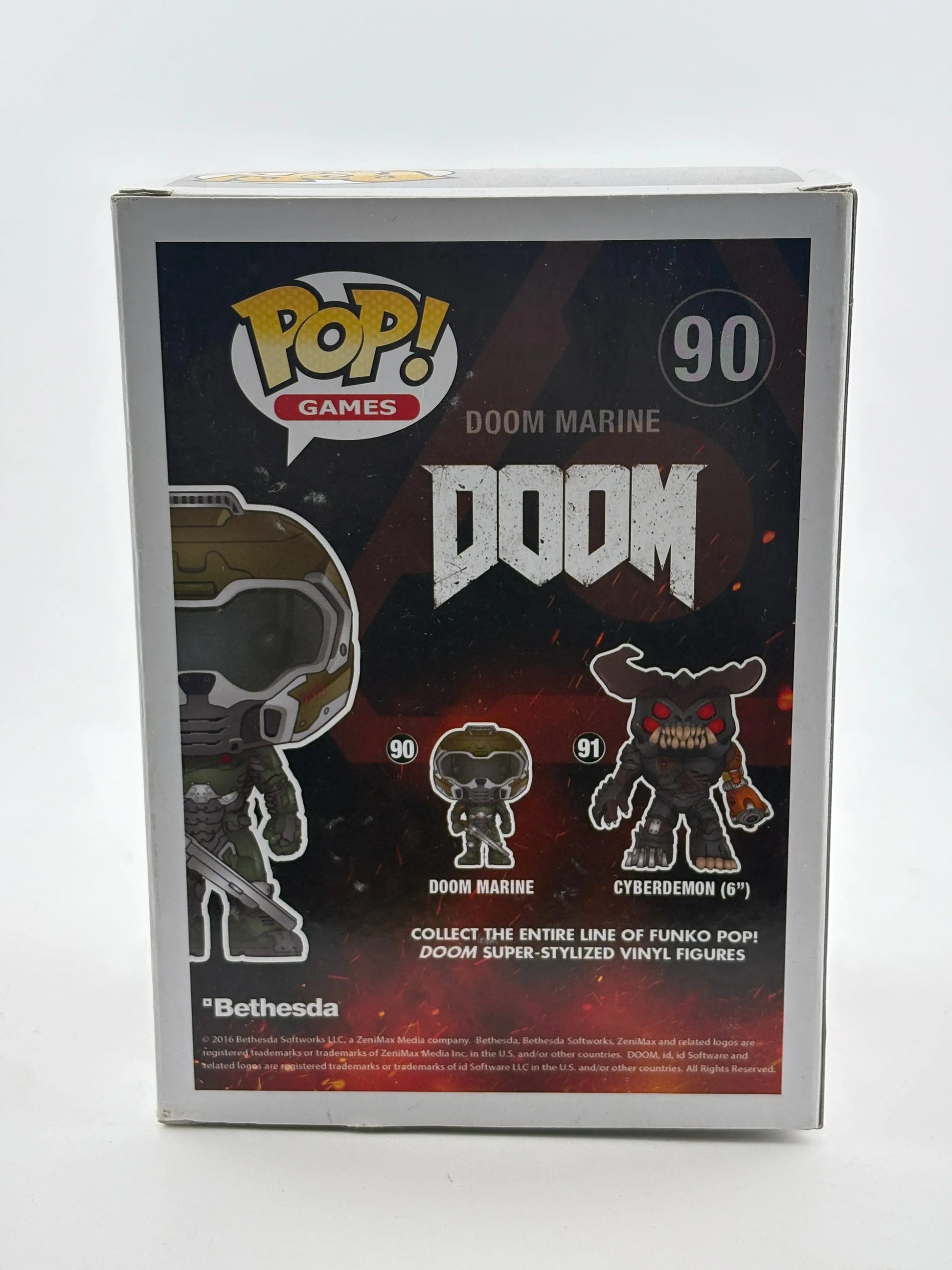 Funko POP! Games DOOM #90 Doom Marine (Red) Vinyl Figure FRENLY BRICKS - Open 7 Days image 3