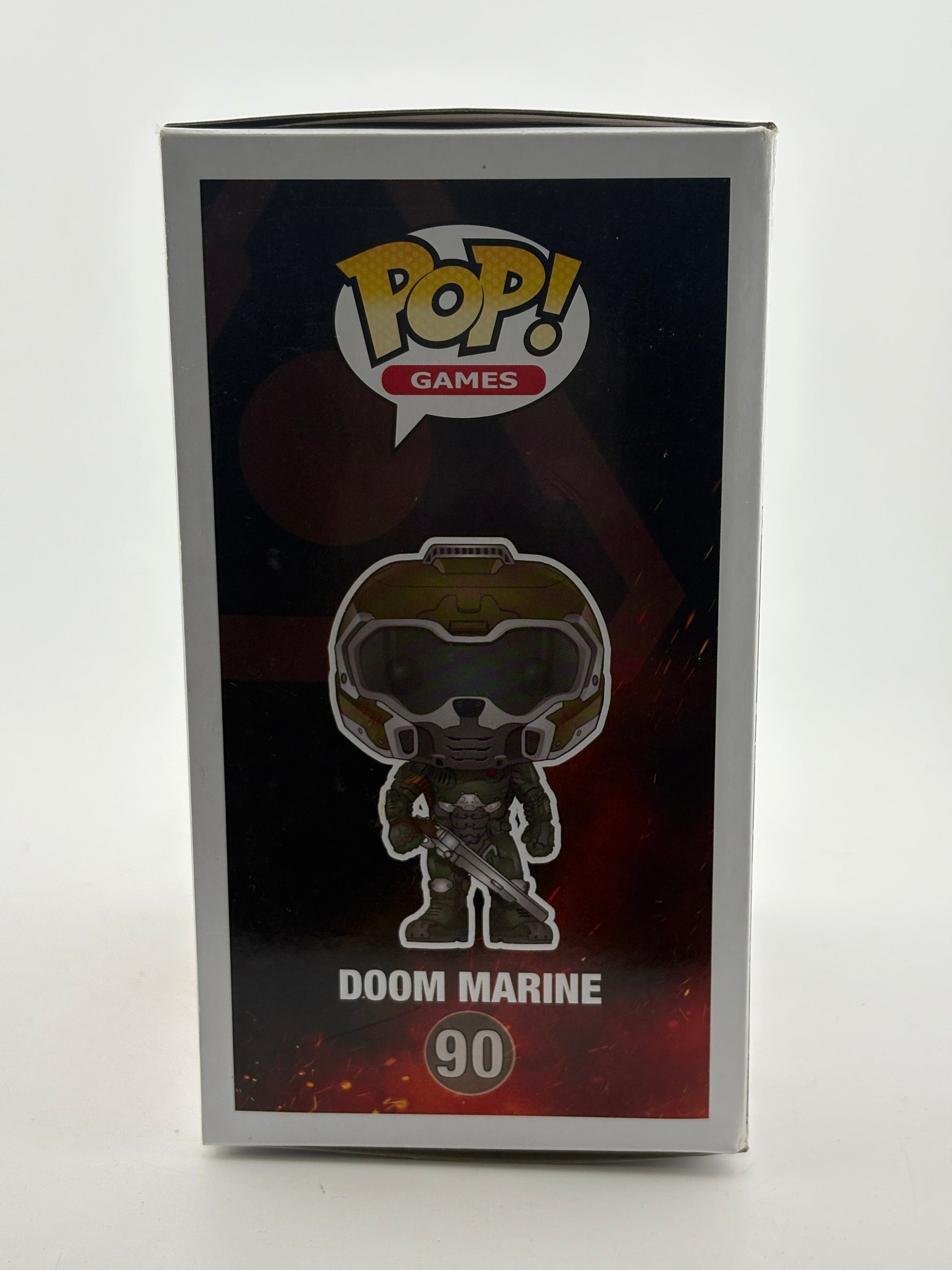 Funko POP! Games DOOM #90 Doom Marine (Red) Vinyl Figure FRENLY BRICKS - Open 7 Days