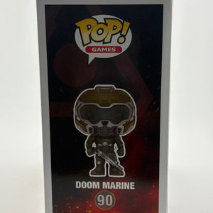 Funko POP! Games DOOM #90 Doom Marine (Red) Vinyl Figure FRENLY BRICKS - Open 7 Days