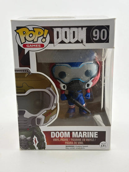 Funko POP! Games DOOM #90 Doom Marine Vinyl Figure FRENLY BRICKS - Open 7 Days