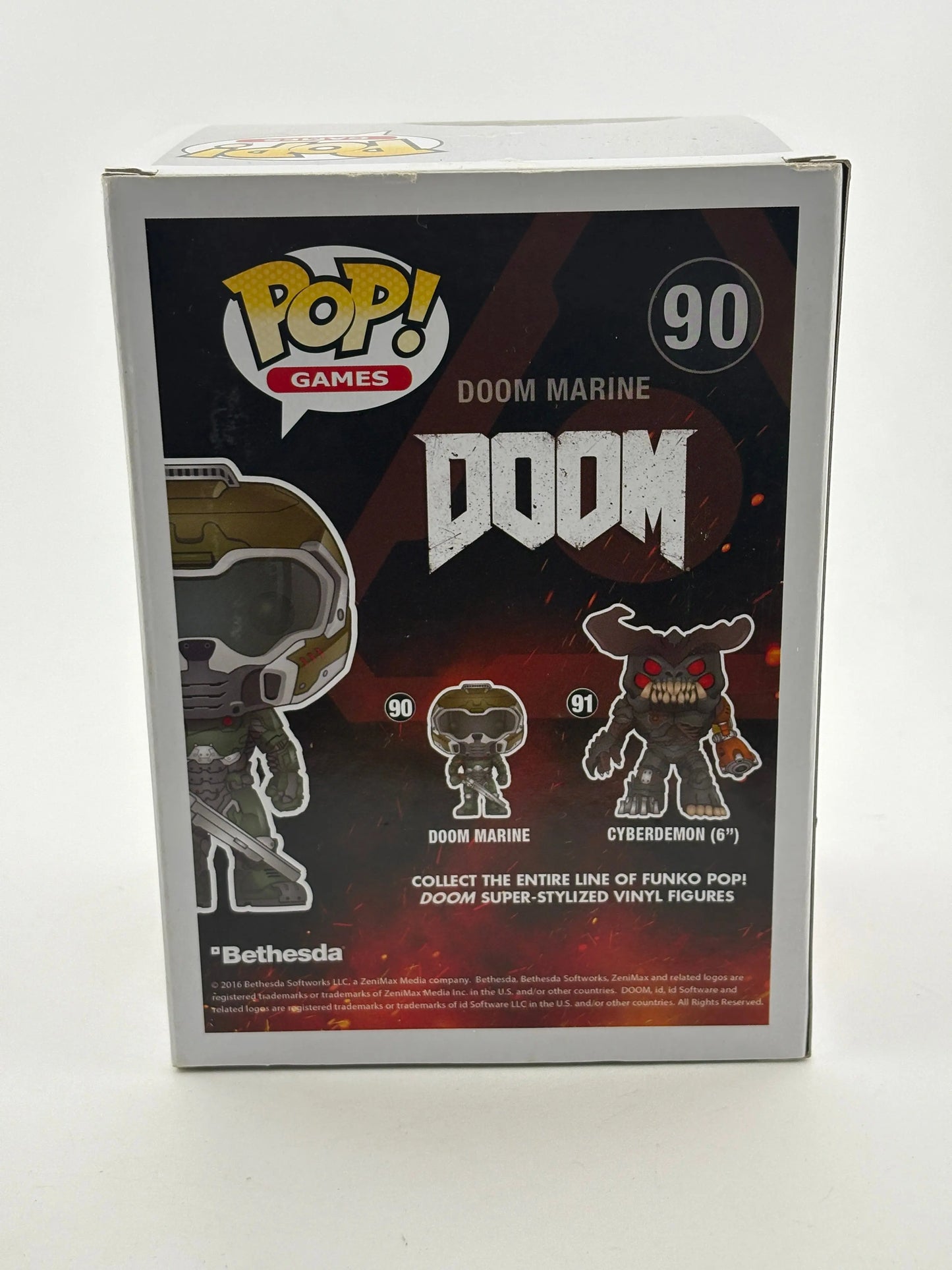 Funko POP! Games DOOM #90 Doom Marine Vinyl Figure FRENLY BRICKS - Open 7 Days