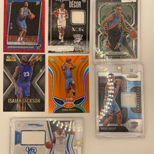 NBA Auto & Signed Thunder OKC Sports card lot - Darius Bazley + more (lot#35) FRENLY BRICKS - Open 7 Days