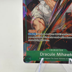 One Piece TCG - Dracule Mihawk OP12-030 SR Alternate Art LP FRENLY BRICKS - Open 7 Days