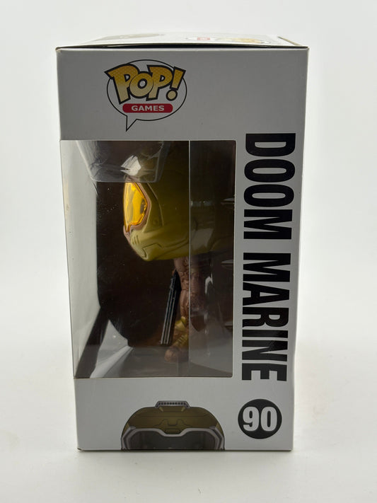 Funko POP! Games DOOM #90 Doom Marine (Green) Vinyl Figure FRENLY BRICKS - Open 7 Days