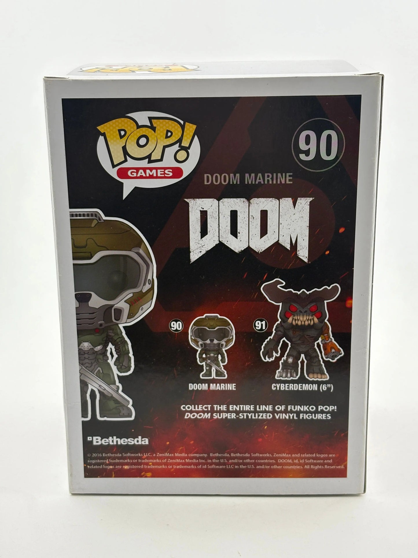 Funko POP! Games DOOM #90 Doom Marine (Green) Vinyl Figure FRENLY BRICKS - Open 7 Days