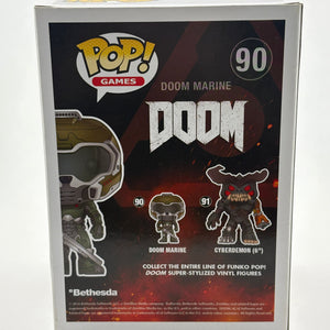 Funko POP! Games DOOM #90 Doom Marine (Green) Vinyl Figure FRENLY BRICKS - Open 7 Days