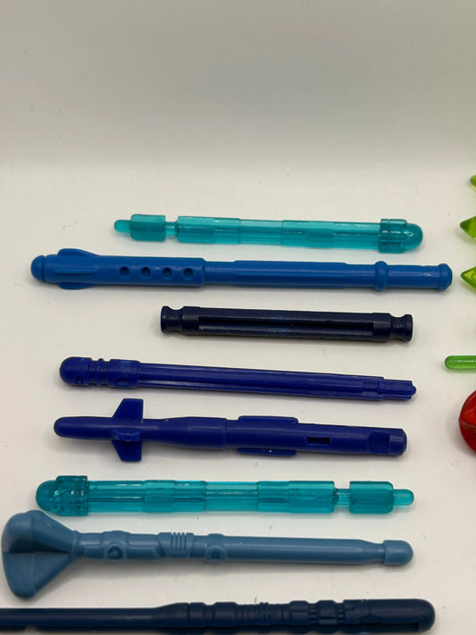 Assorted Branded Action Figure Missile Piece / Accessory Blue Green Lot FRENLY BRICKS - Open 7 Days