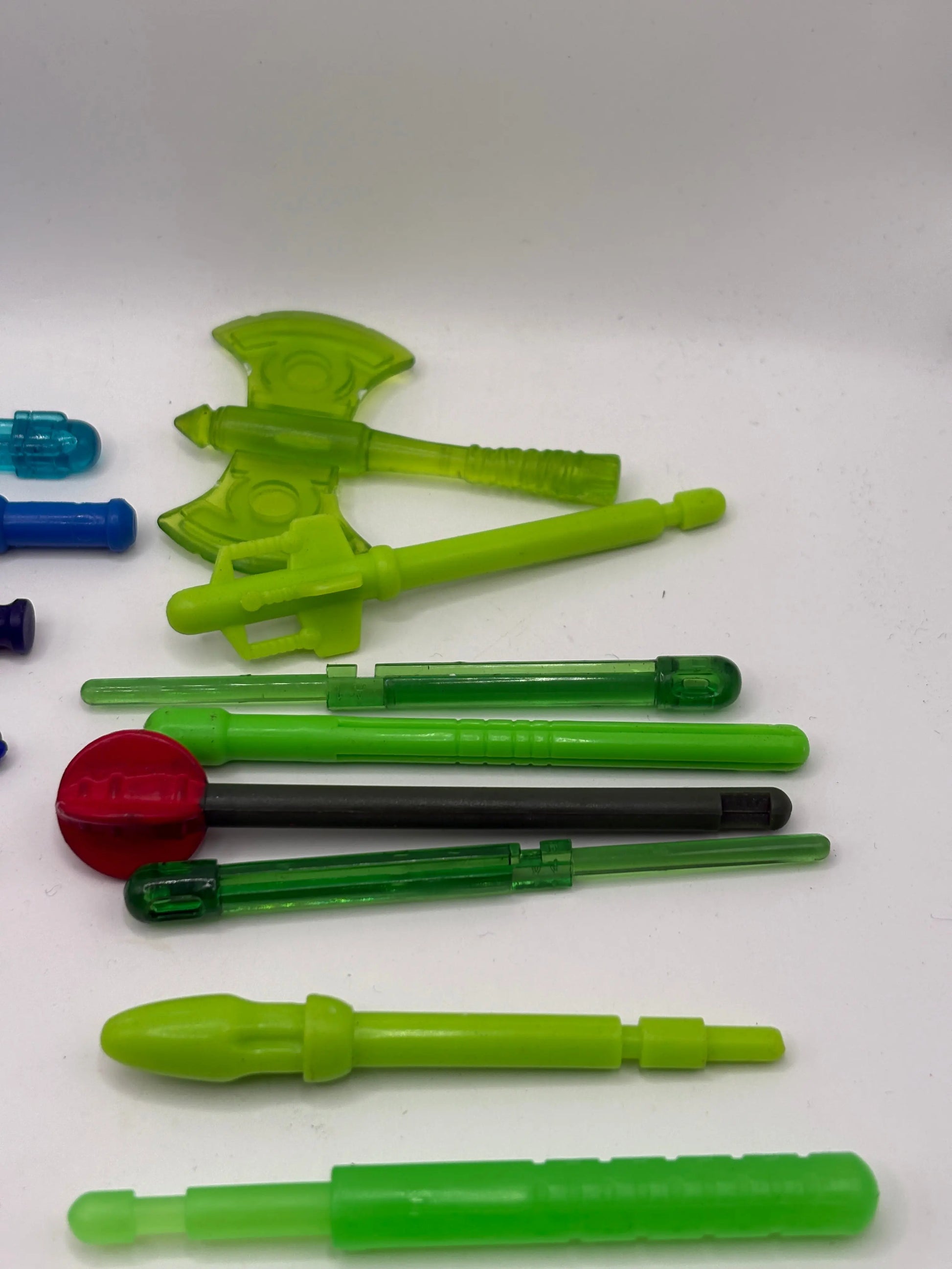 Assorted Branded Action Figure Missile Piece / Accessory Blue Green Lot FRENLY BRICKS - Open 7 Days