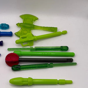 Assorted Branded Action Figure Missile Piece / Accessory Blue Green Lot FRENLY BRICKS - Open 7 Days