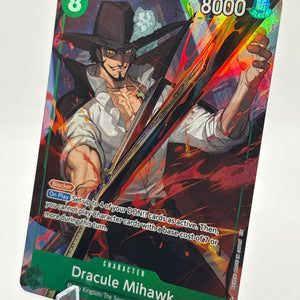 One Piece TCG - Dracule Mihawk OP12-030 SR Alternate Art LP FRENLY BRICKS - Open 7 Days