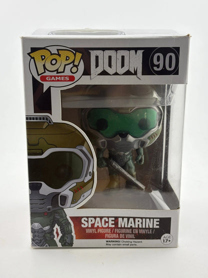Funko POP! Games DOOM #90 Space Marine Vinyl Figure FRENLY BRICKS - Open 7 Days