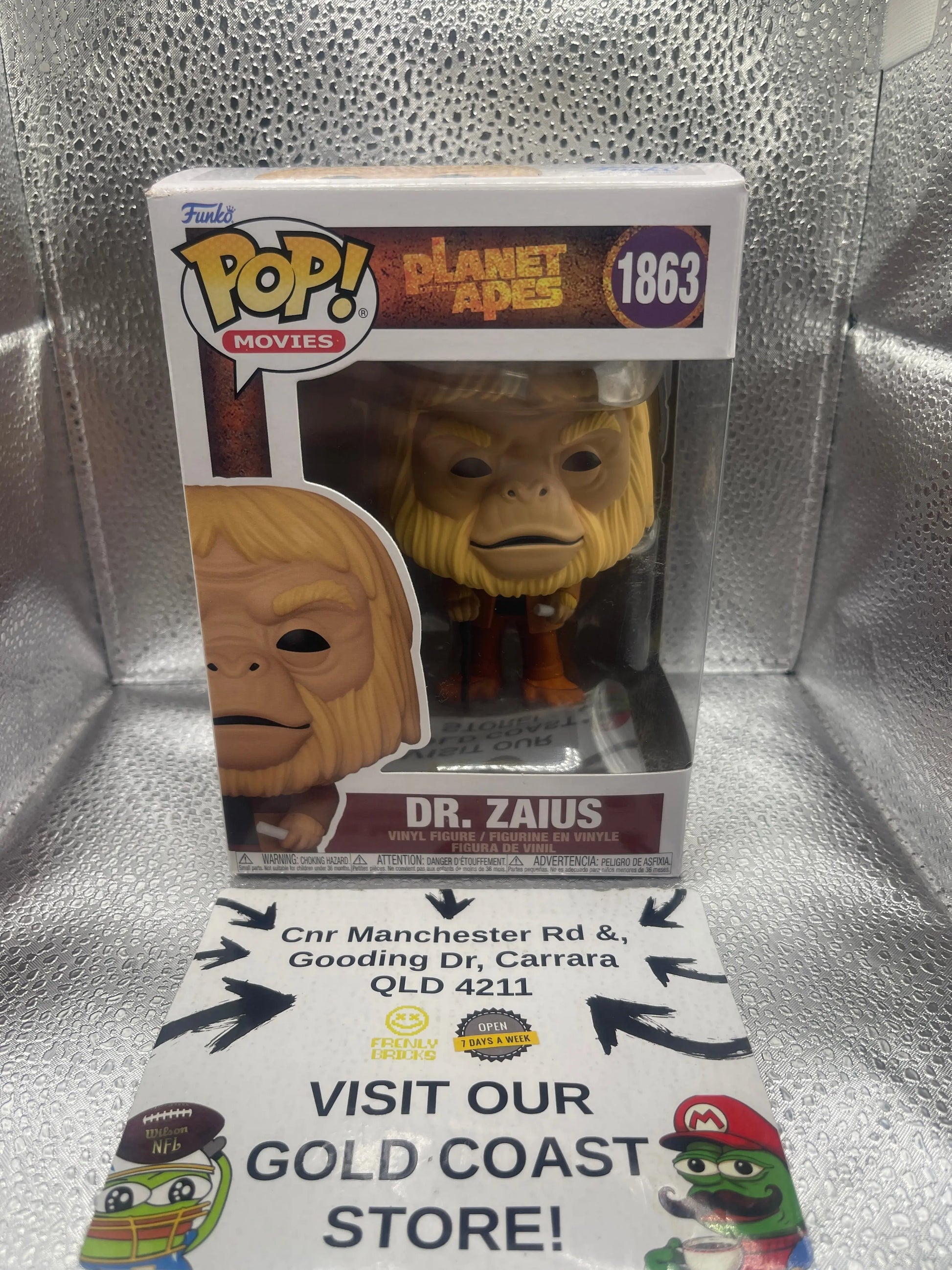 Funko POP! Movies - Planet of the Apes Vinyl Figure - DR. ZAIUS #1863 FRENLY BRICKS - Open 7 Days