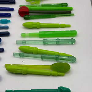 Assorted Branded Action Figure Missile Piece / Accessory Blue Green Lot FRENLY BRICKS - Open 7 Days