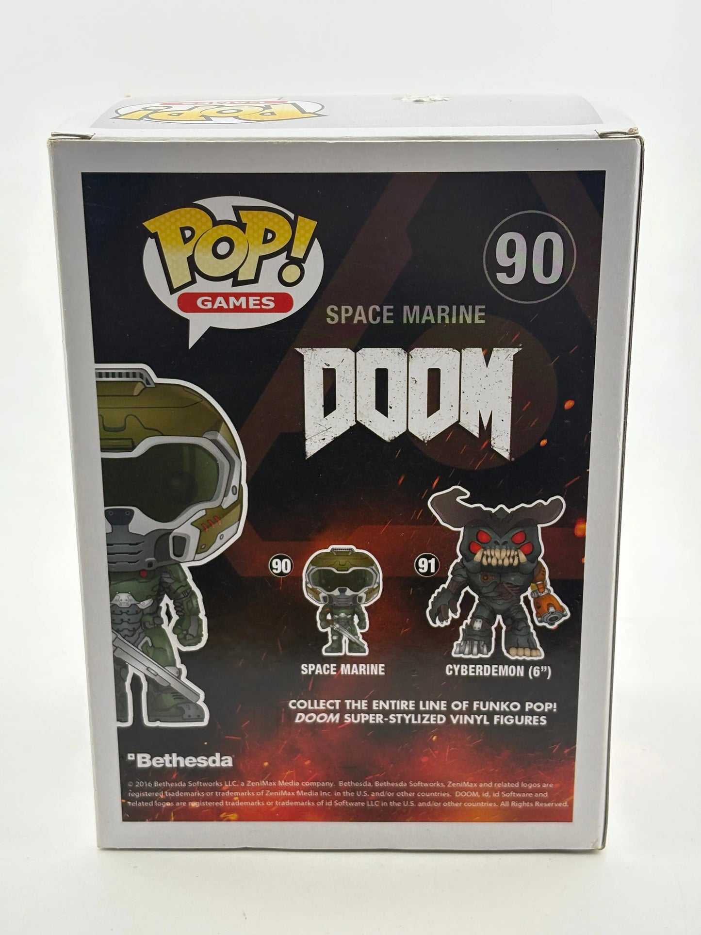 Funko POP! Games DOOM #90 Space Marine Vinyl Figure FRENLY BRICKS - Open 7 Days