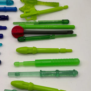 Assorted Branded Action Figure Missile Piece / Accessory Blue Green Lot FRENLY BRICKS - Open 7 Days