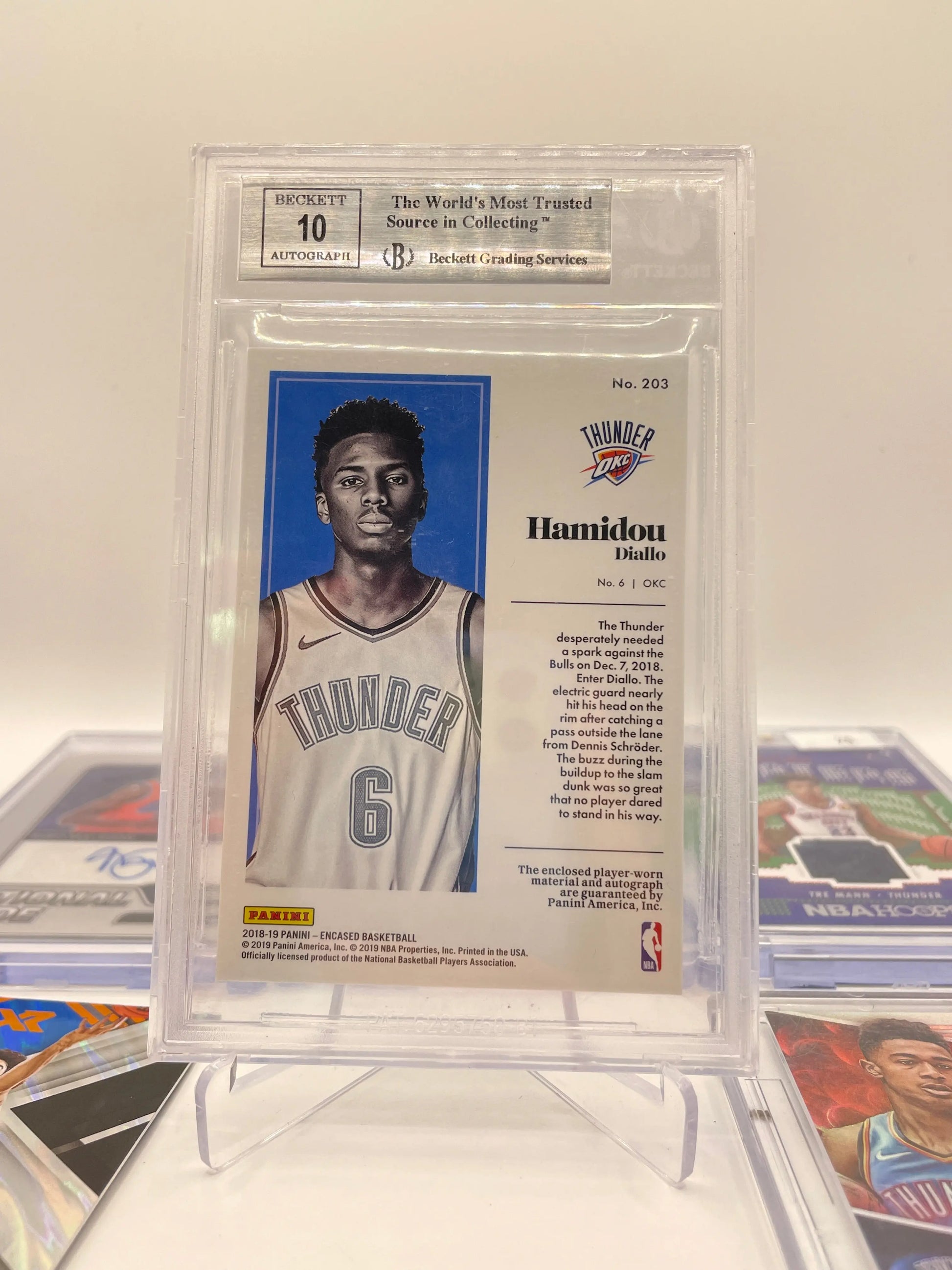 NBA Auto & Signed Thunder OKC Sports card lot - Hamidou Diallo + more (lot#36) FRENLY BRICKS - Open 7 Days