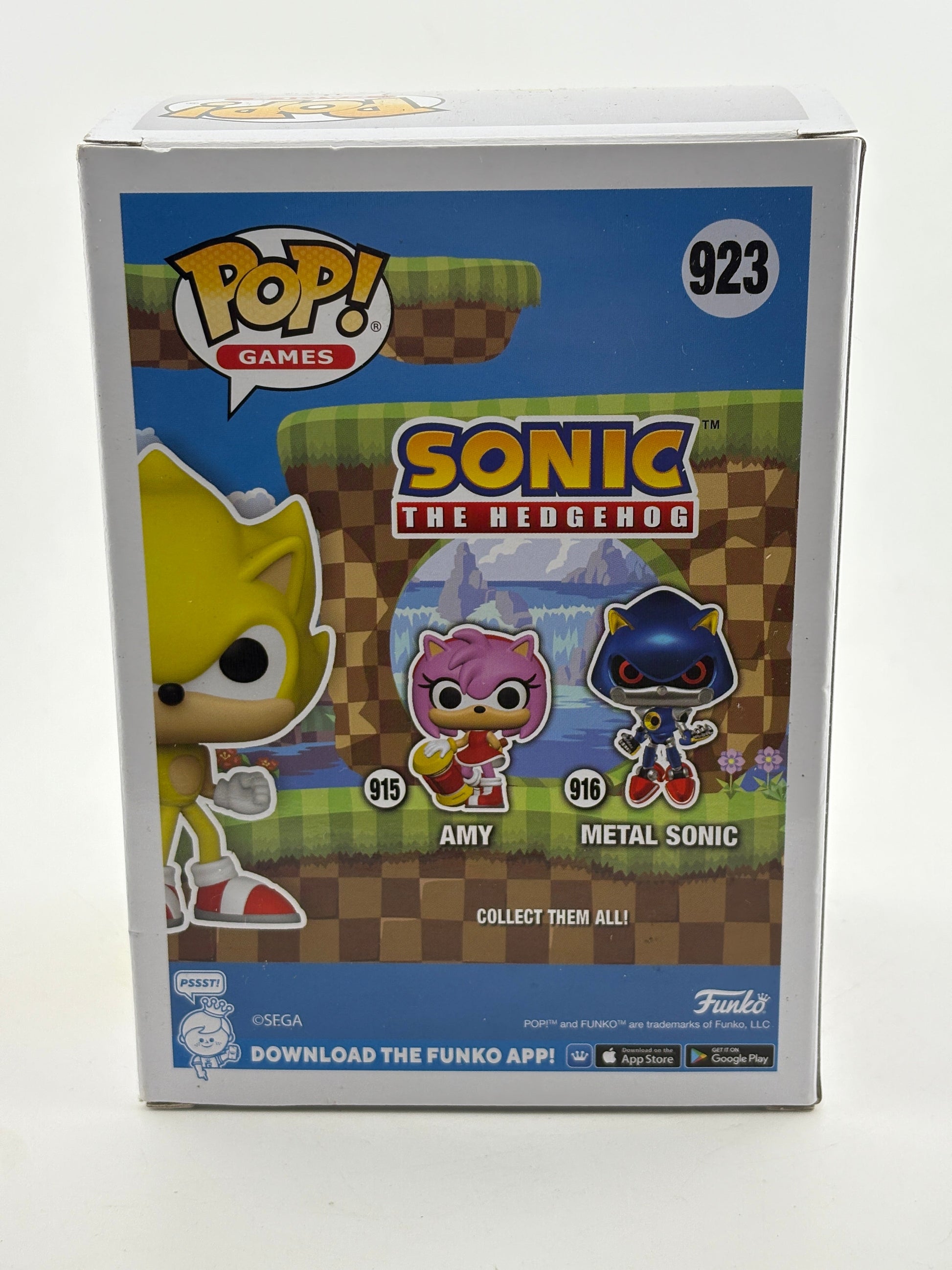 Funko POP! Games Sonic the Hedgehog #923 Super Sonic Special Edition FRENLY BRICKS - Open 7 Days