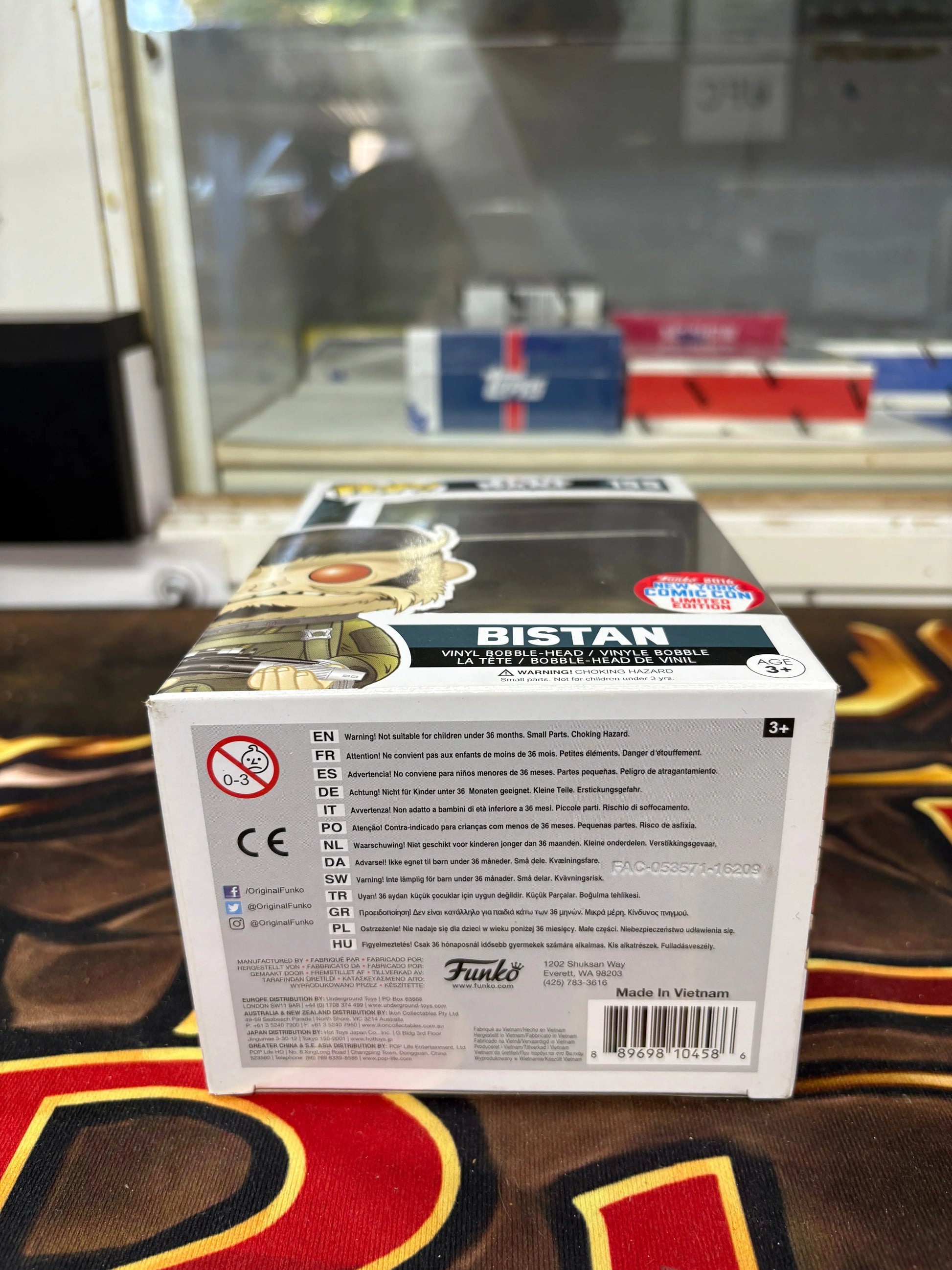 Funko Pop Bistan #155 Star Wars Rouge One - 2016 NY Comic Con Limited Edition FRENLY BRICKS - Open 7 Days