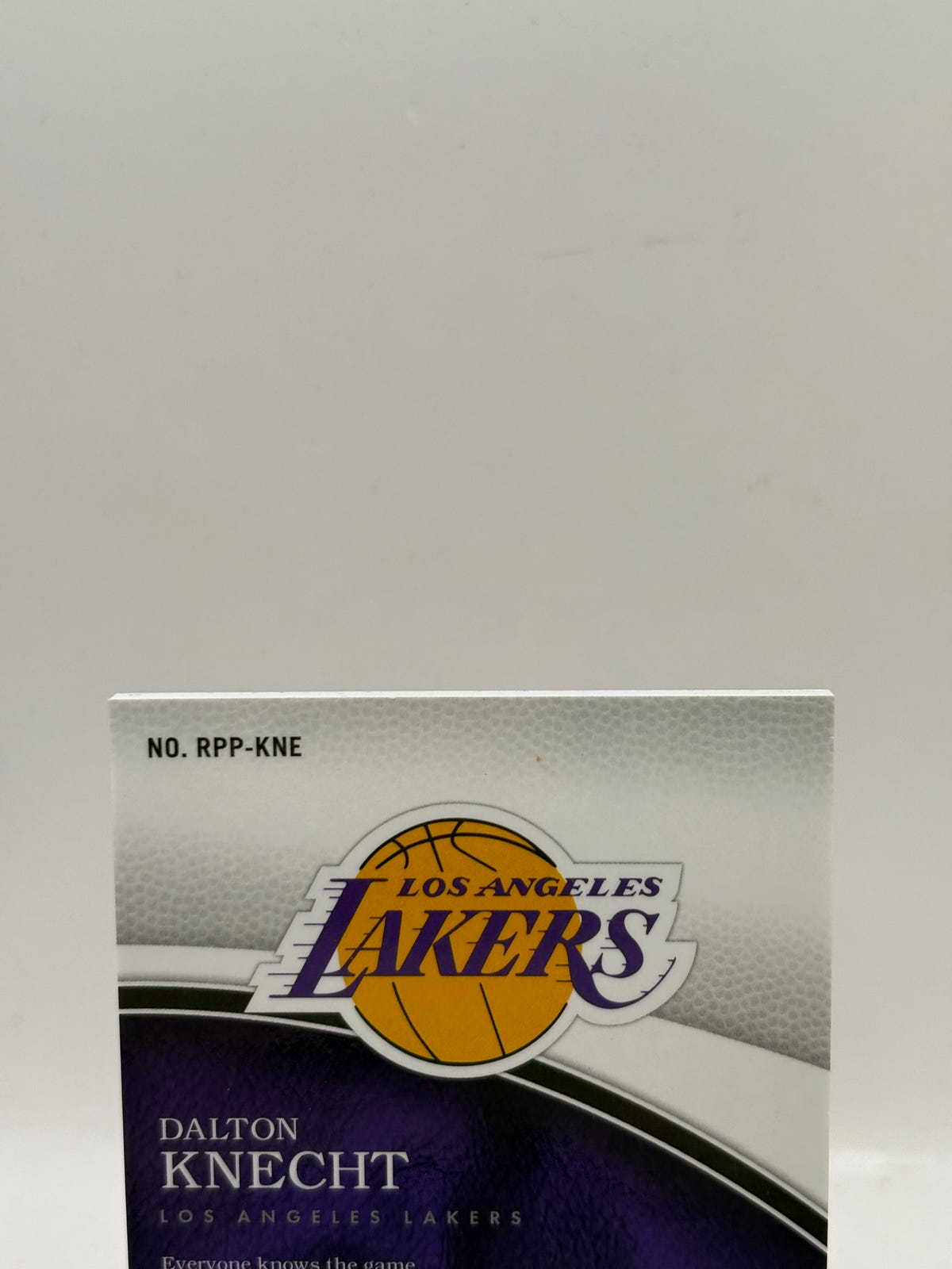 2024-25 Panini Immaculate Collection #RPP-KNE Dalton Knecht Auto Patch 8/10 image 3