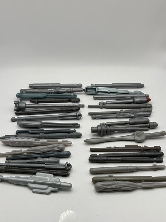 Assorted Branded Action Figure Missile Piece / Accessory Silver Grey Gray Lot FRENLY BRICKS - Open 7 Days