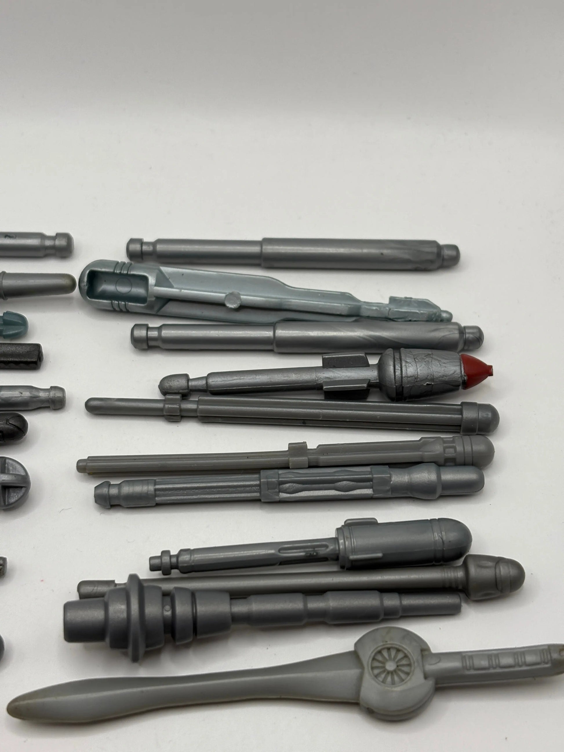 Assorted Branded Action Figure Missile Piece / Accessory Silver Grey Gray Lot FRENLY BRICKS - Open 7 Days