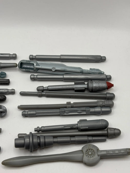 Assorted Branded Action Figure Missile Piece / Accessory Silver Grey Gray Lot FRENLY BRICKS - Open 7 Days