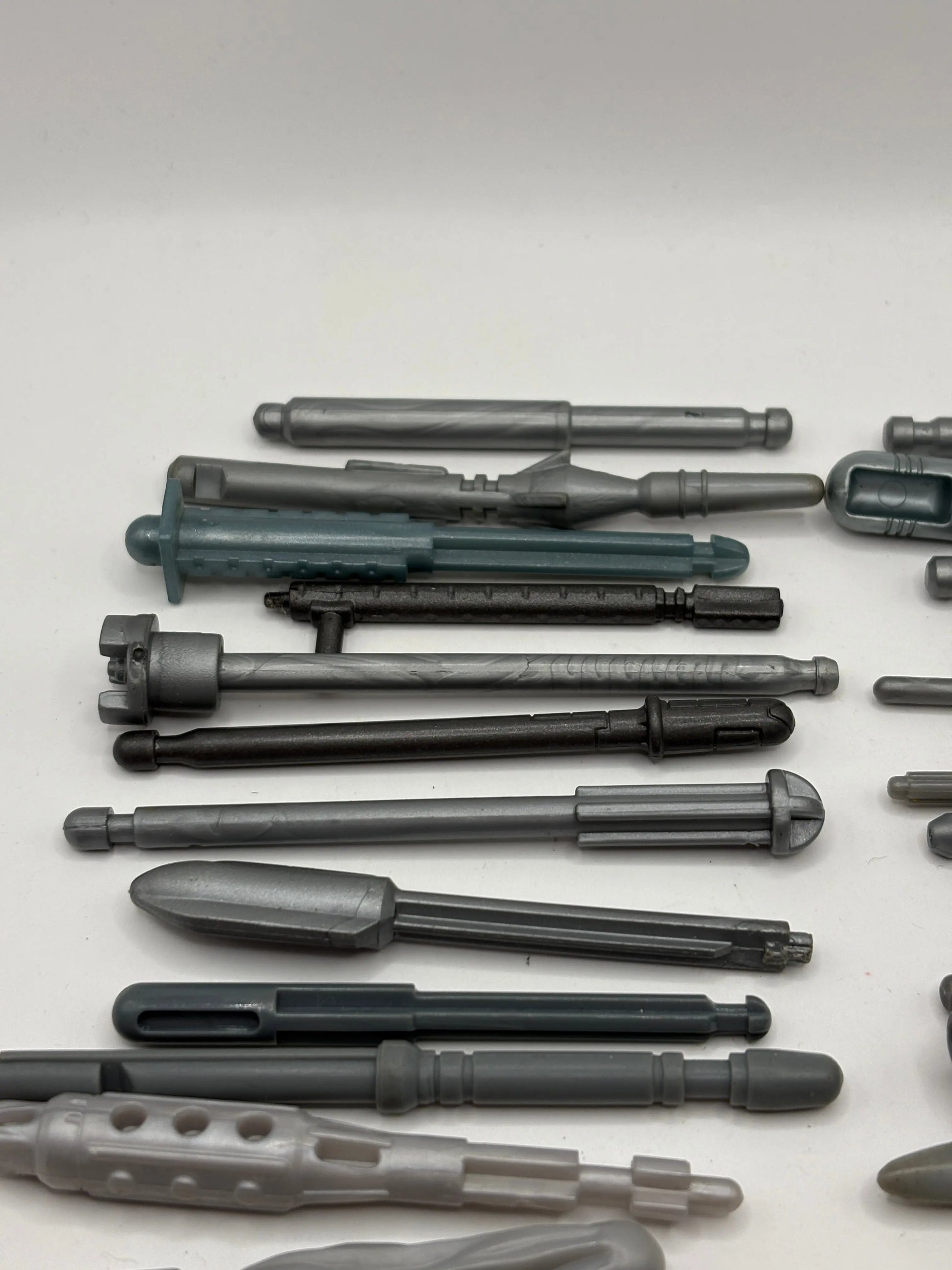 Assorted Branded Action Figure Missile Piece / Accessory Silver Grey Gray Lot FRENLY BRICKS - Open 7 Days