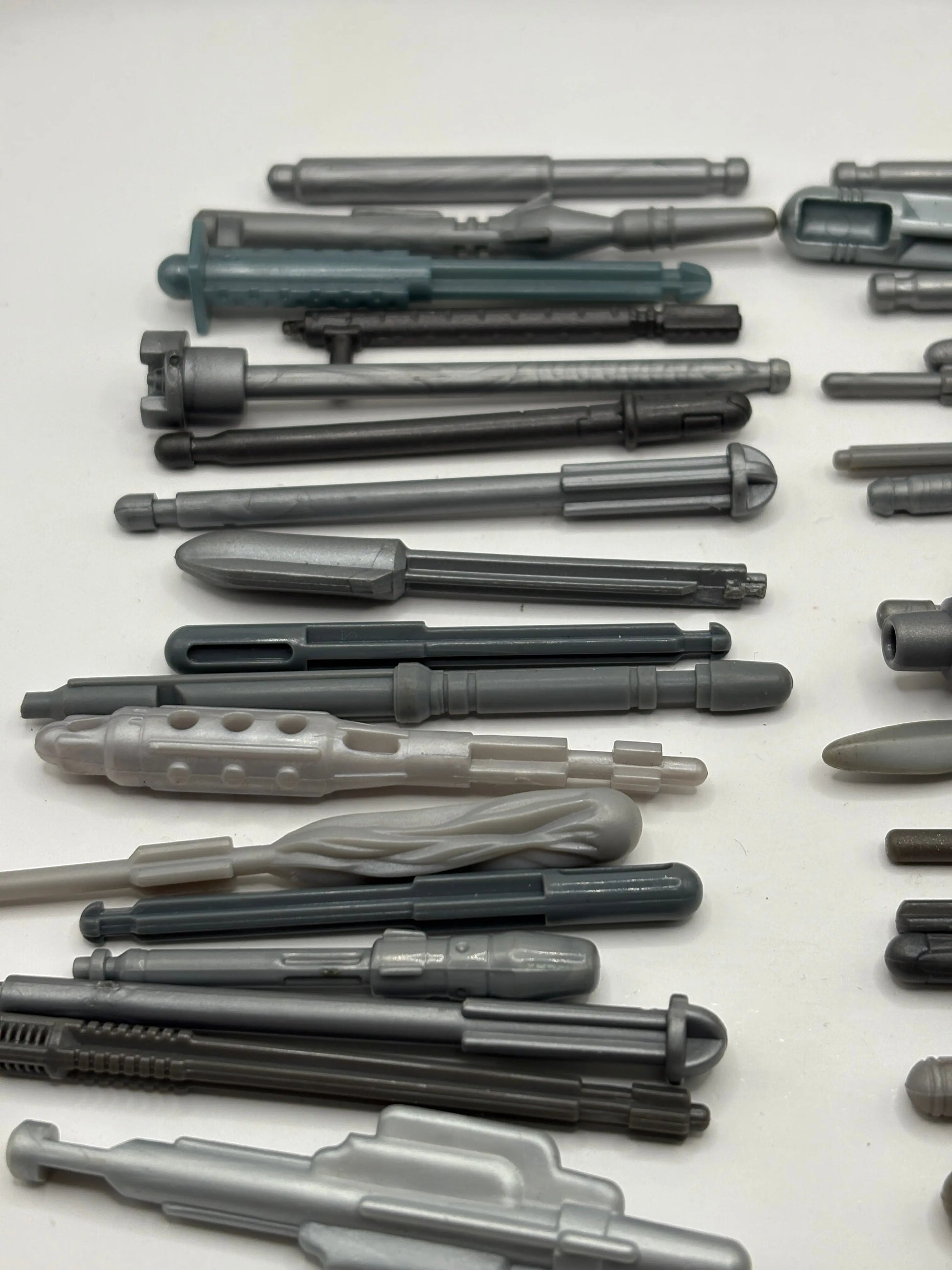 Assorted Branded Action Figure Missile Piece / Accessory Silver Grey Gray Lot FRENLY BRICKS - Open 7 Days