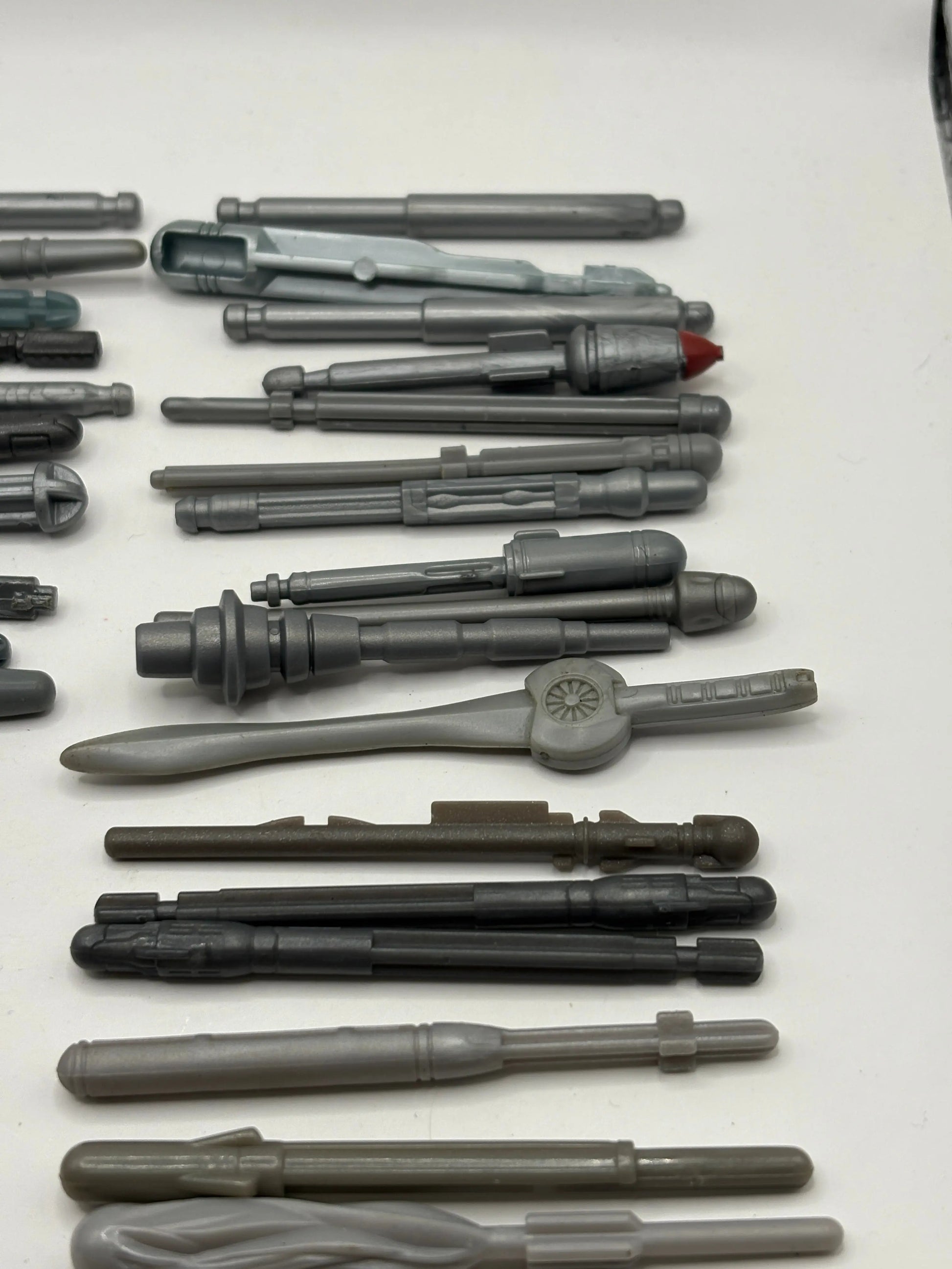 Assorted Branded Action Figure Missile Piece / Accessory Silver Grey Gray Lot FRENLY BRICKS - Open 7 Days