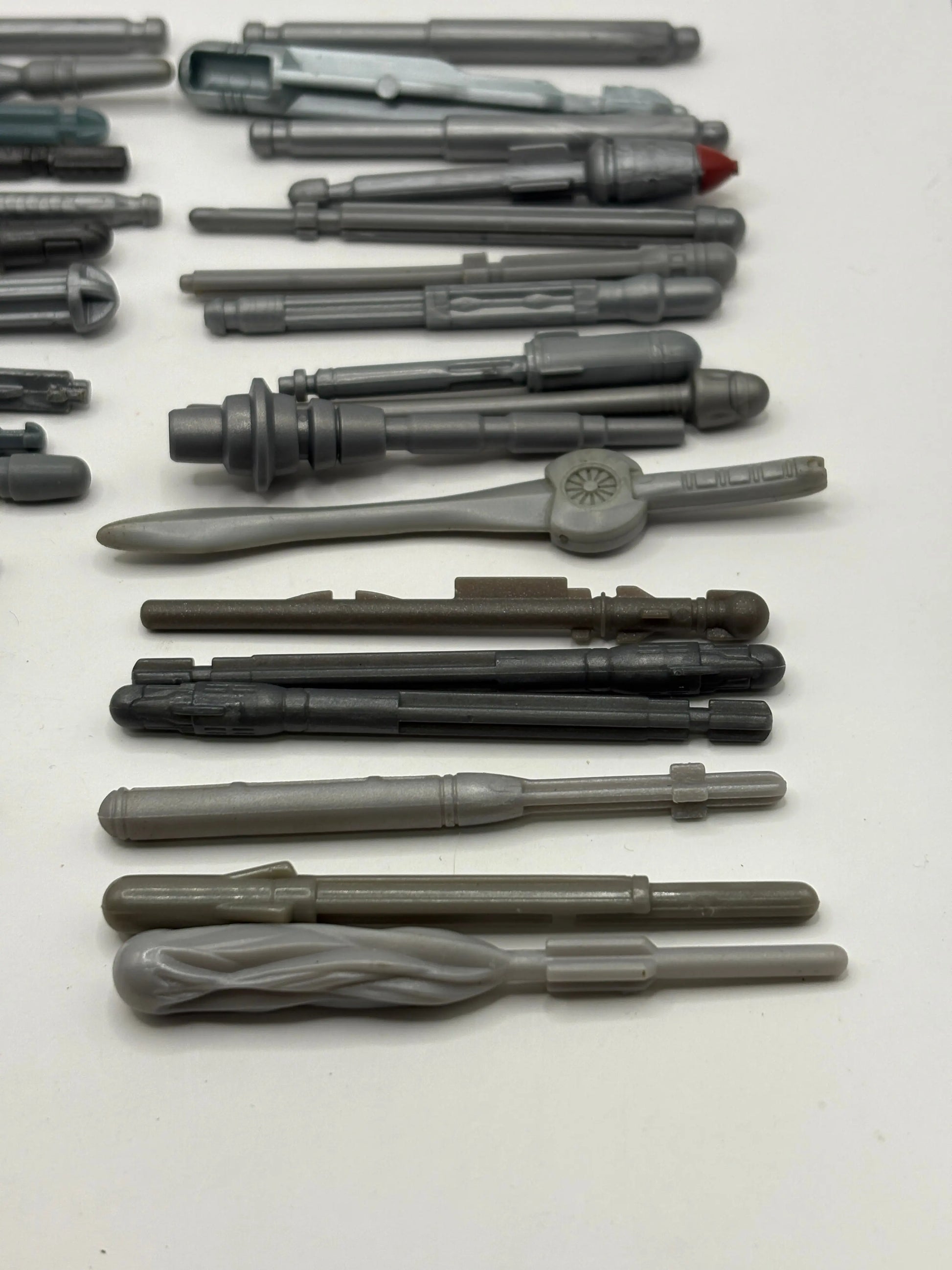 Assorted Branded Action Figure Missile Piece / Accessory Silver Grey Gray Lot FRENLY BRICKS - Open 7 Days