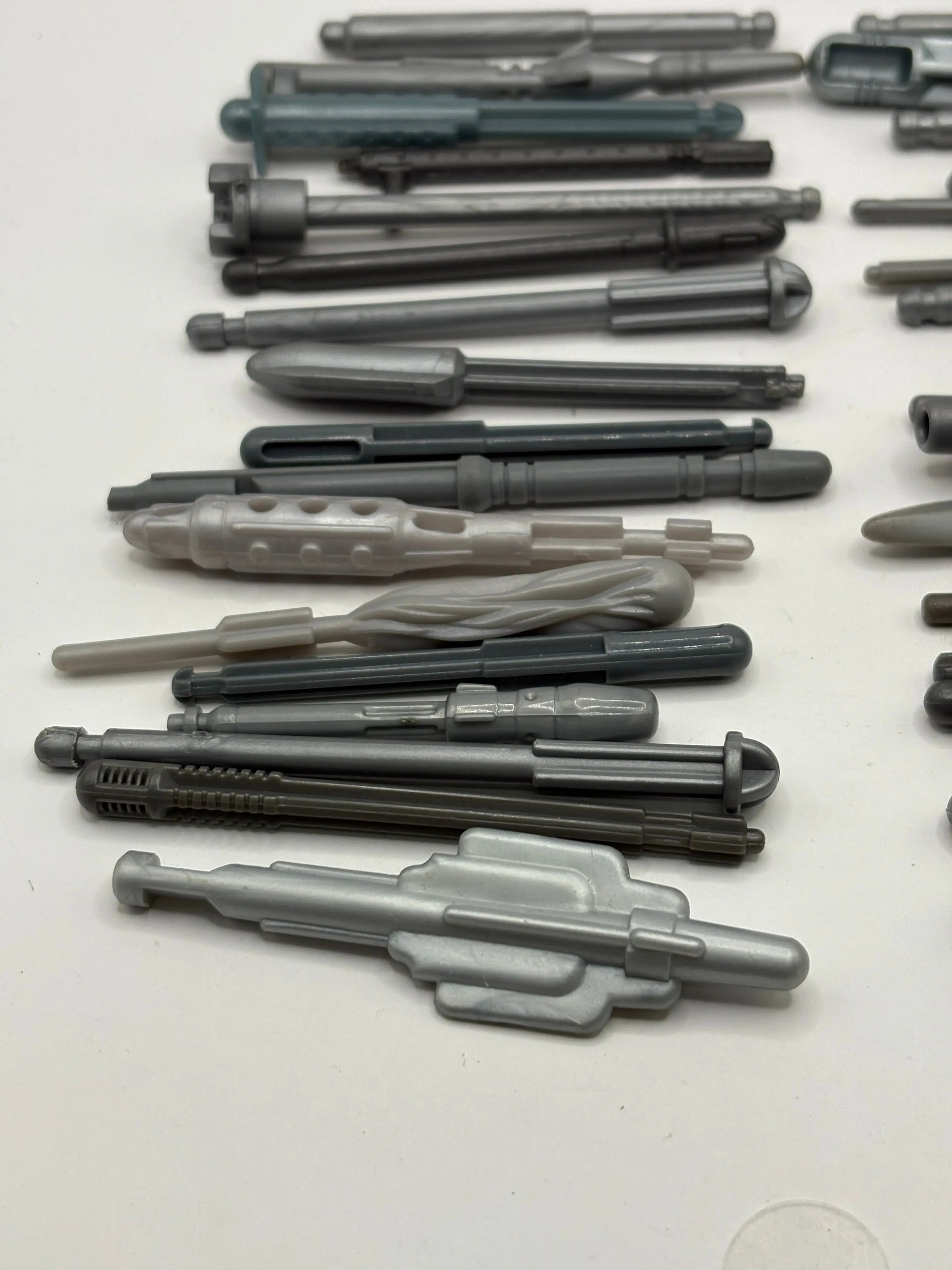 Assorted Branded Action Figure Missile Piece / Accessory Silver Grey Gray Lot FRENLY BRICKS - Open 7 Days