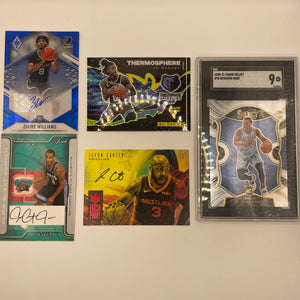 NBA Auto & Signed Memphis Grizzlies Sports card lot - Ja Morant + more  (lot#37) FRENLY BRICKS - Open 7 Days