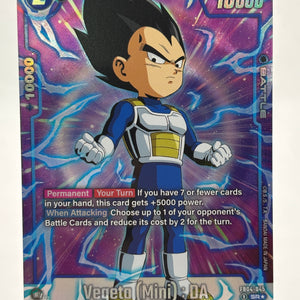 Dragon Ball Super Fusion World - Vegeta (Mini) : DA FB04-045 SR Alt Art FRENLY BRICKS - Open 7 Days