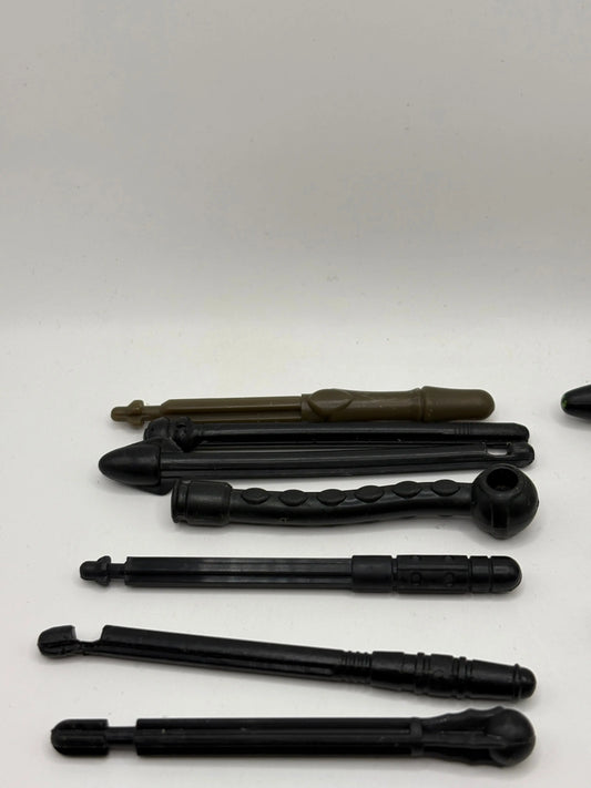 Assorted Branded Action Figure Missile Piece / Accessory Black Brown Lot FRENLY BRICKS - Open 7 Days