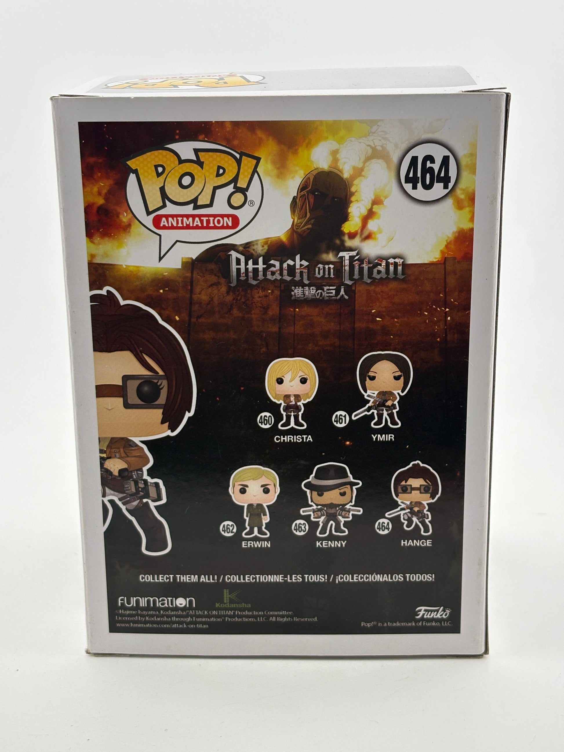 Funko POP! Animation Attack on Titan #464 Hange Vinyl Figure FRENLY BRICKS - Open 7 Days
