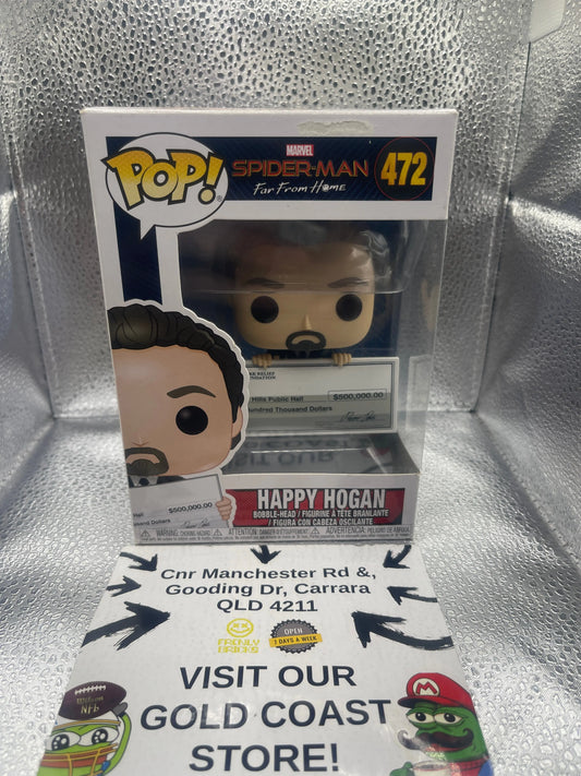 Funko POP! Spider-Man Far From Home Happy Hogan 472 FRENLY BRICKS - Open 7 Days