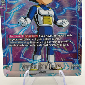 Dragon Ball Super Fusion World - Vegeta (Mini) : DA FB04-045 SR Alt Art FRENLY BRICKS - Open 7 Days