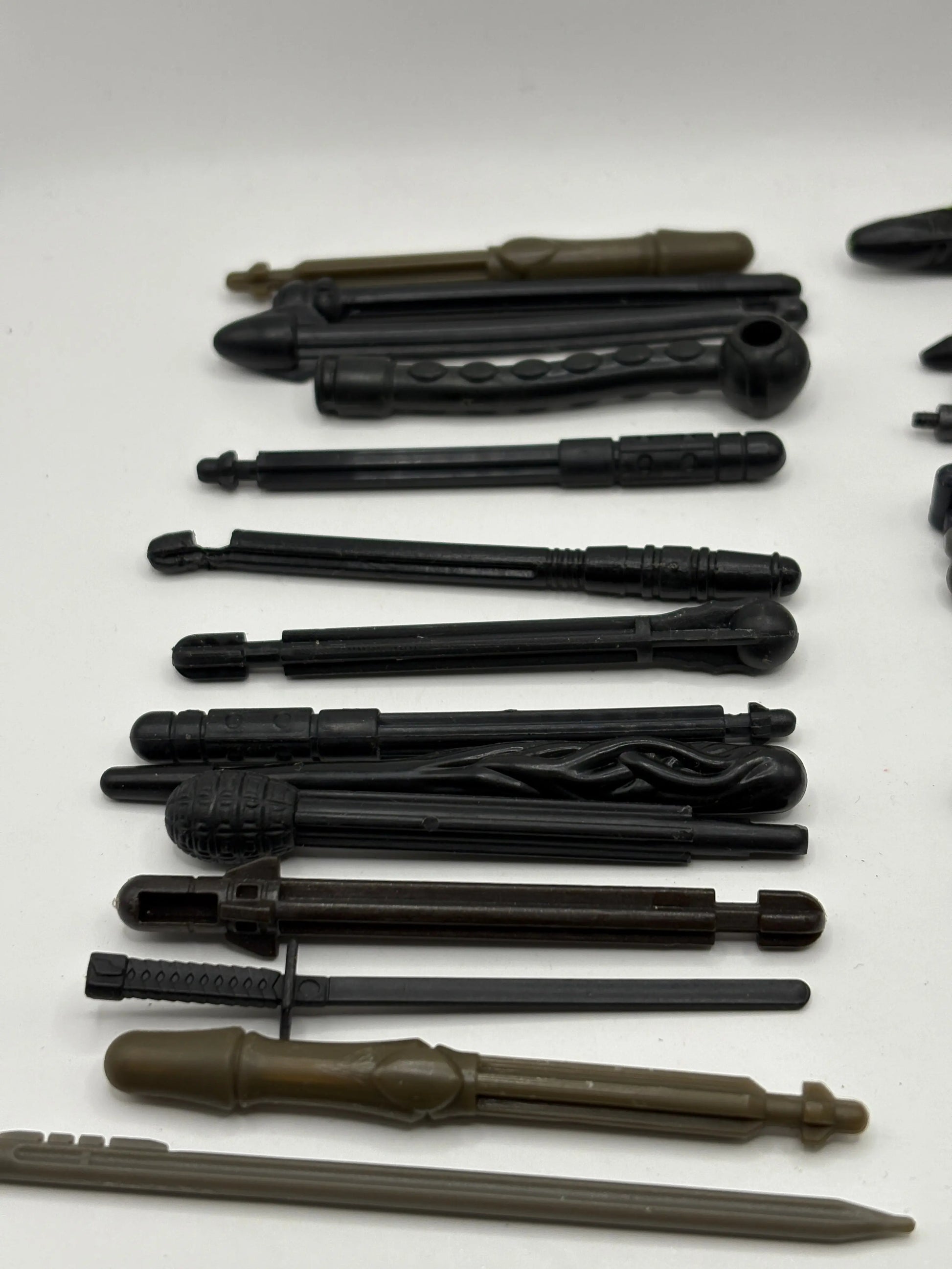 Assorted Branded Action Figure Missile Piece / Accessory Black Brown Lot FRENLY BRICKS - Open 7 Days