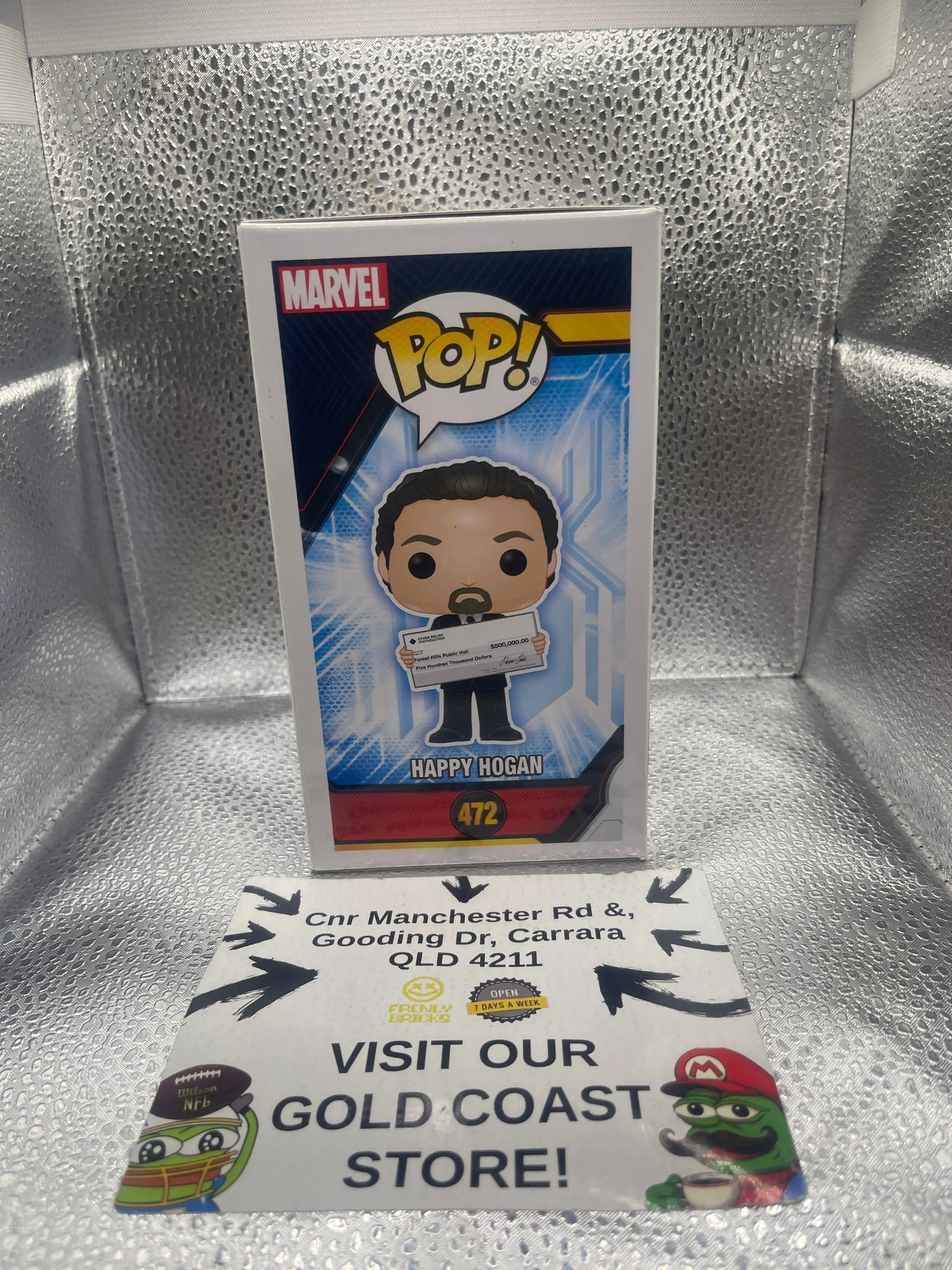 Funko POP! Spider-Man Far From Home Happy Hogan 472 FRENLY BRICKS - Open 7 Days