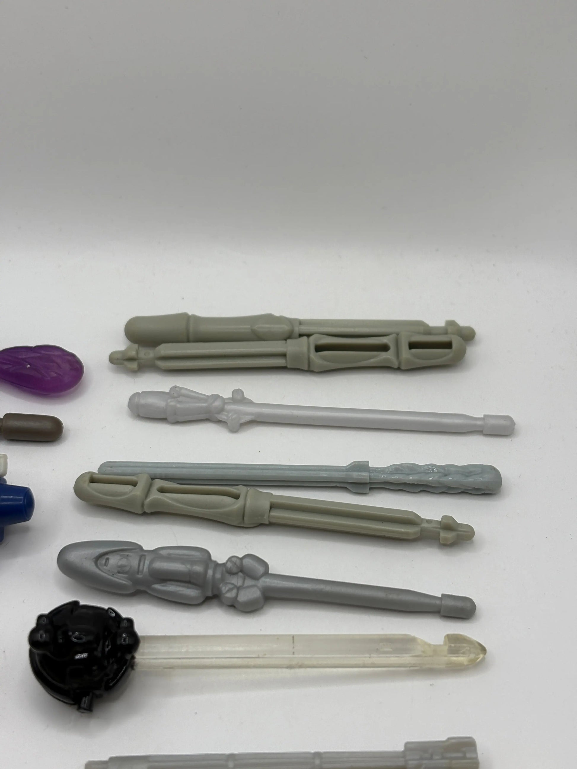 Assorted Branded Action Figure Missile Piece / Accessory White Transparent Lot FRENLY BRICKS - Open 7 Days