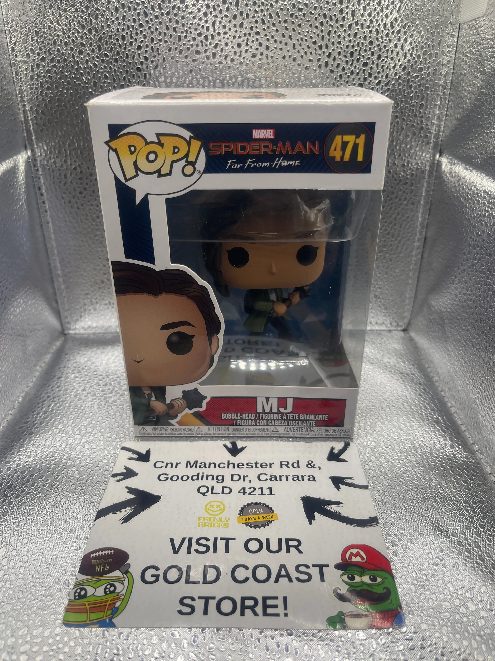 Funko POP! Marvel's Spider-Man Far From Home - MJ #471 FRENLY BRICKS - Open 7 Days