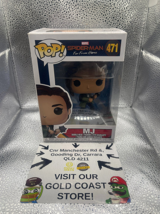 Funko POP! Marvel's Spider-Man Far From Home - MJ #471 FRENLY BRICKS - Open 7 Days