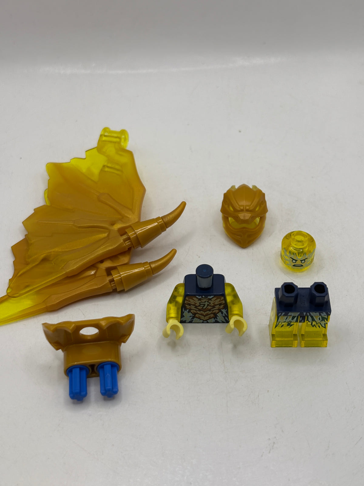 Lego Ninjago Crystalized Minifigure Jay Golden Dragon 71768 njo0755 image 5