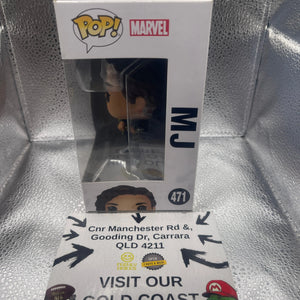 Funko POP! Marvel's Spider-Man Far From Home - MJ #471 FRENLY BRICKS - Open 7 Days