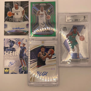 NBA Auto & Signed Memphis Grizzlies Sports card lot - Ja Morant +more (lot#38) FRENLY BRICKS - Open 7 Days