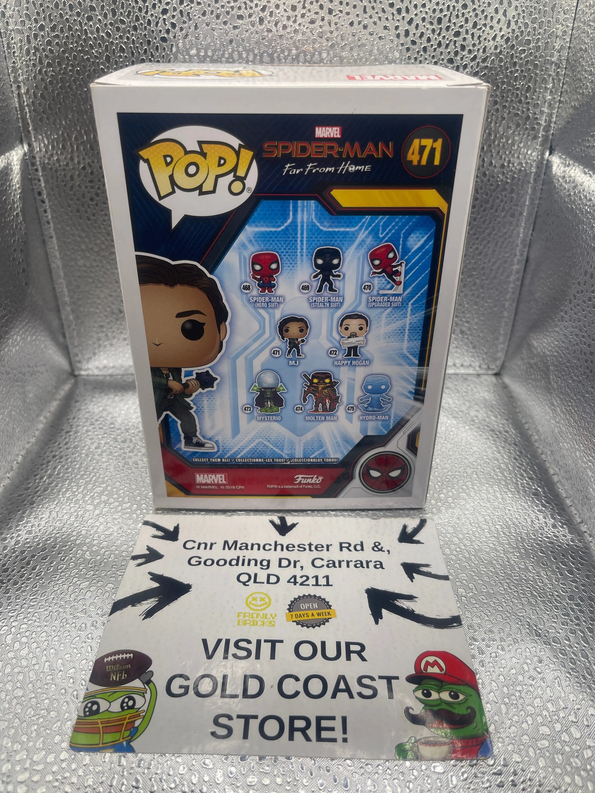 Funko POP! Marvel's Spider-Man Far From Home - MJ #471 FRENLY BRICKS - Open 7 Days