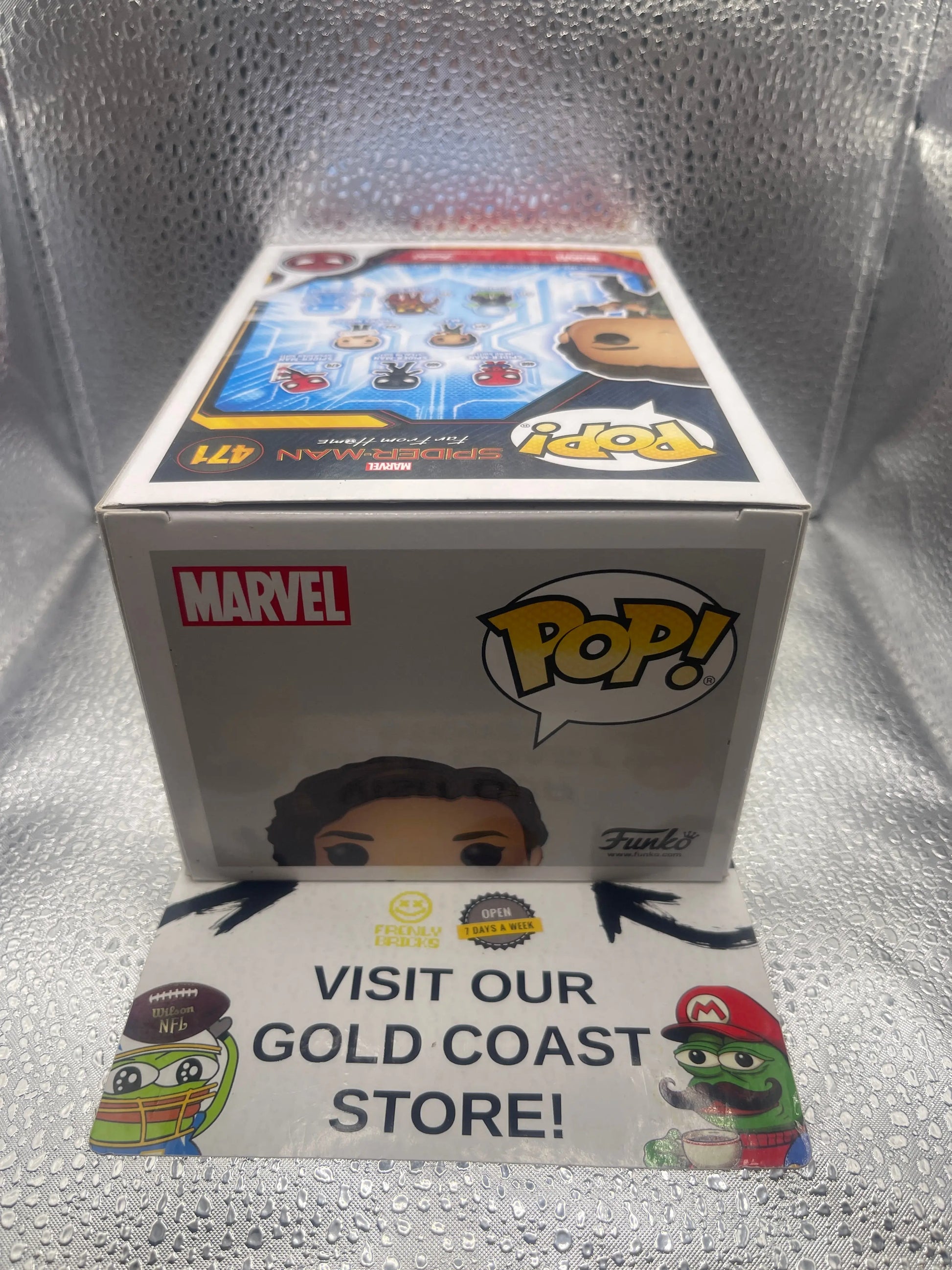 Funko POP! Marvel's Spider-Man Far From Home - MJ #471 FRENLY BRICKS - Open 7 Days