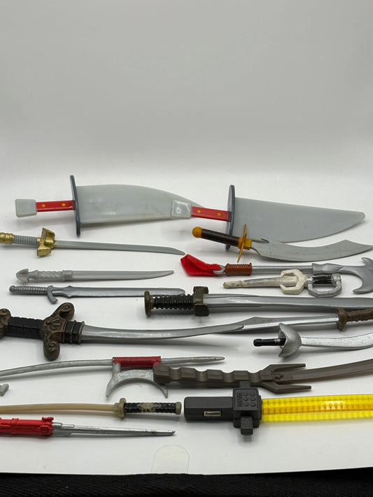 Assorted Action Figure Pirate Ninja Sword Weapon Lot Mixed FRENLY BRICKS - Open 7 Days