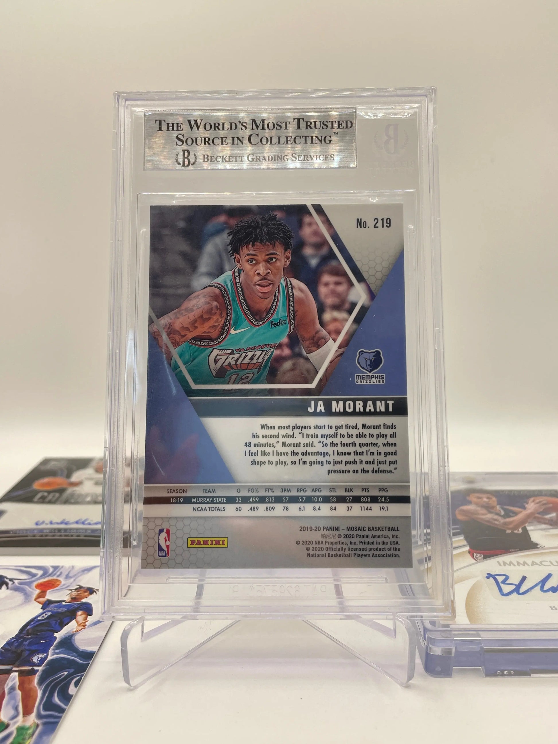 NBA Auto & Signed Memphis Grizzlies Sports card lot - Ja Morant +more (lot#38) FRENLY BRICKS - Open 7 Days